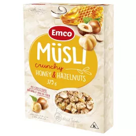 Emco Crunchy Musli With Honey And Hazelnuts 375 grams