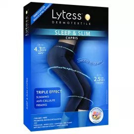 Lytess  Sleep And Slim Capris  Black  L/XL