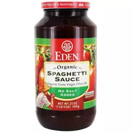 Eden Foods Organic Spaghetti Sauce - No Salt Organic 709g