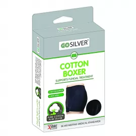 Go Silver Men Boxer Black Size 42/44