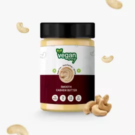 Vegan Way Smooth Cashew Nut Butter | All Natural | Vegan | Nut Free | Gluten Free | Dairy Free | Paleo | No Palm Oil | No Added Sugar | Lactose Free | 280g