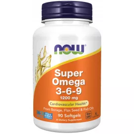 Now Foods Super Omega 3-6-9 1200 mg 90 Softgels
