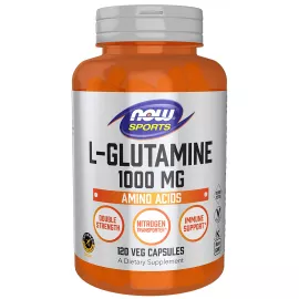 Now Sports L-Glutamine Double Strength 1000 mg - 120 Capsules