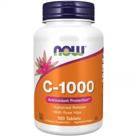 Now Foods Vitamin C-1000 30 Tablets