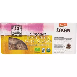 Sekem Organic Date Bites With Sesame 120g