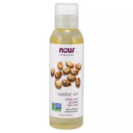 Now Solutions Castor Oil 100% Pure 4 Fl. Oz.