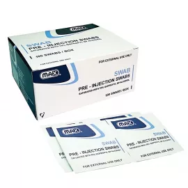 Max Alcohol Swab 100pcs/Box