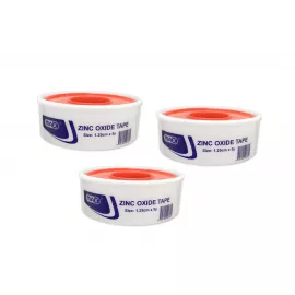 Max Zinc Oxide Tape 1.25cmx5y 3 Pcs