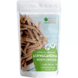 Bliss of Earth 100gm Ashwagandha root whole  Indian Ginseng, Withania Somnifera Helps Relives stress and Boost immunity Premium Edible Grade Root