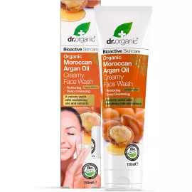 Dr Organic Moroccan Argan Oil Creamy Face Wash 150ml