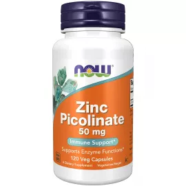 Now Foods Zinc Picolinate 50mg 120 Veg Capsules