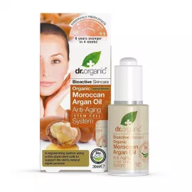 Dr.Organic  Moroccan Argan Oil  Anti Ageing Stem Cell System  30 ml