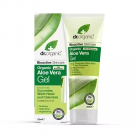 Dr. Organic Aloe Vera Gel with Cucumber witch hazel and Calendula 200ml