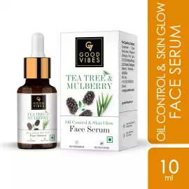 Good Vibes Tea Tree + Mulberry Skin Glow & Oil Control Serum  (10 ml)