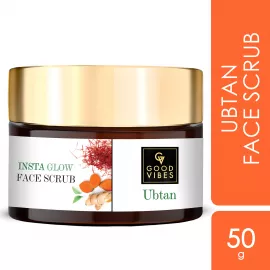 Good Vibes Ubtan Insta Glow Face Scrub  (50 gm)