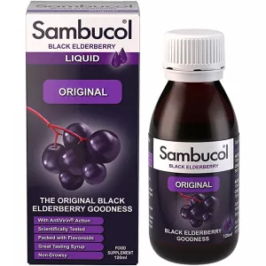 Sambucol Original Food Supplement Black Elderberry Syrup 120ml