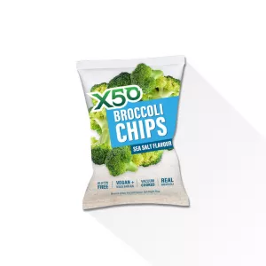 X50 Broccoli Chips Sea Salt Flavour 60g