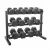 Combo Offer - Hex Dumbbell Set 2.5 Kg to 20 Kg with Dumbbell Rack and Adjustable Bench