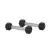 1441 Fitness Hex Rubber Dumbbell - 1 Kg