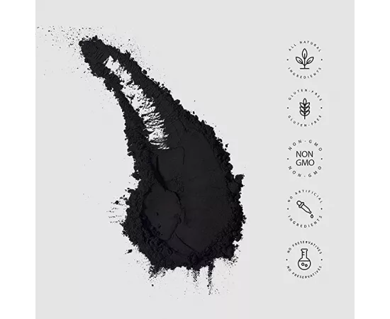 مسحوق الفحم/الكربون النشط من كيكي هيلث 70 جرام