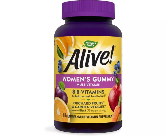  جاميز الفيتامينات المتعددة للنساء من ناتشرز واي ألايف 60