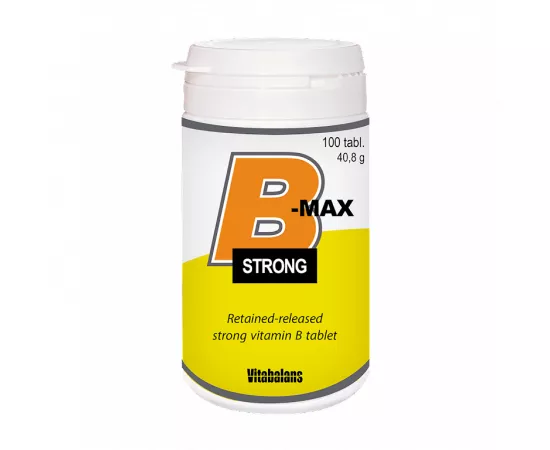 Vitabalans B-Max Strong Vitamin B Complex Tablets 100's