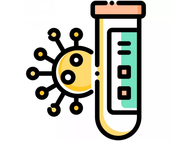 فحص كوفيد العادي