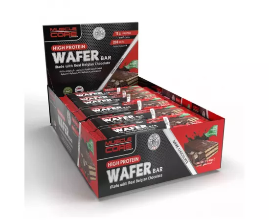 Muscle Core Wafer Bar Dark Chocolate 40 g x 12's