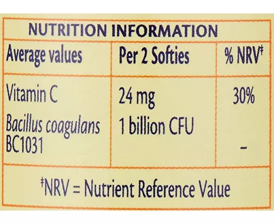 سوفتيز هابي تاميز بنكهة الفراولة للأطفال لدعم وتعزيز المناعة من هاليبورانج 30's