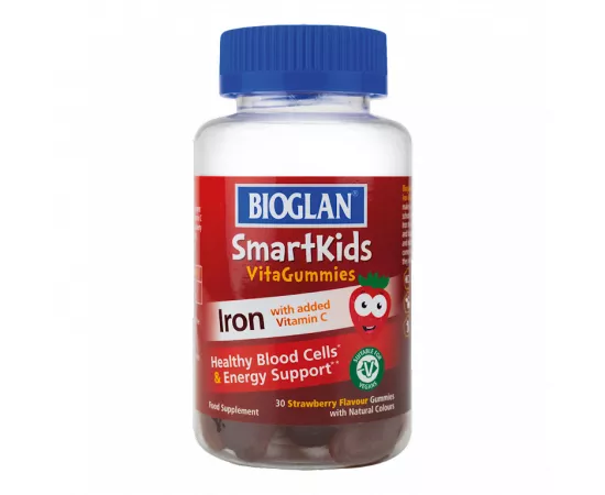 جاميز سمارت كيدز الحديد بنكهة التوت الخام للطاقة للأطفال من بيوجلان 30's