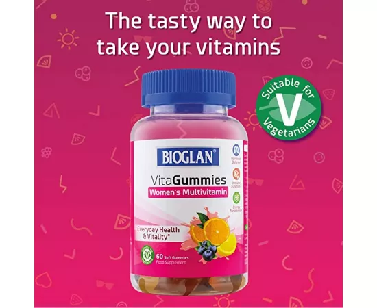 فيتاجاميز فيتاميات متعددة للنساء 3 نكهات متعددة من بيوجلان  s   60's