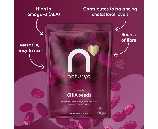 بذور الشيا العضوية من ناتوريا 300 جرام