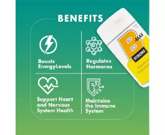 Vitabalans B-Max Strong Vitamin B Complex Tablets 100's