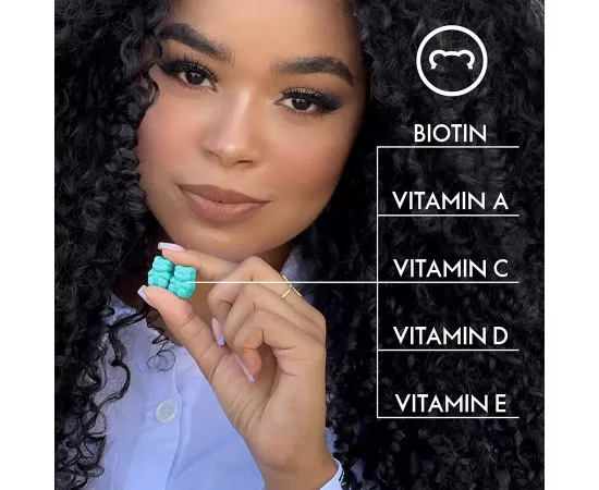 جاميز الشعر النباتية من شوجر بير (كمية تكفي لثلاث أشهر)