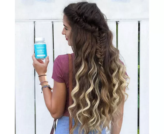 جاميز الشعر النباتية من شوجر بير (كمية تكفي لثلاث أشهر)