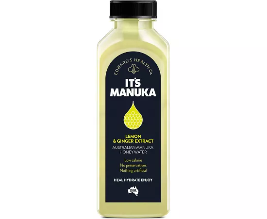 مستخلص مياه العسل -الليمون و الزنجبيل- من إتس مانوكا 350 مللي