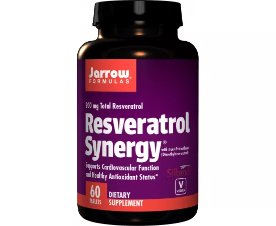 Jarrow Formulas Resveratrol Synergy 200 Mg Tablets 60's