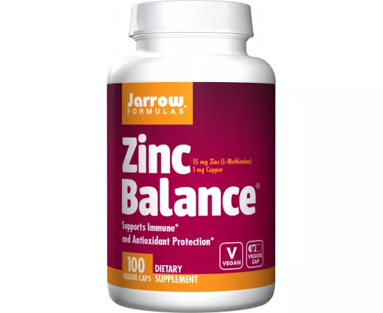 كبسولات مكمل الزنك المتوازن الغذائي من جارو فورميولاز  100's