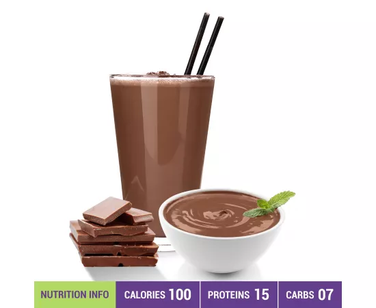 مظروف شيك وبودينج الشوكولاتة لإنقاص الوزن من كيوفي 7  x 27 جرام