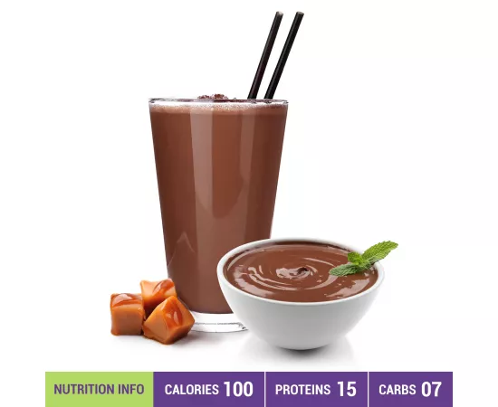 مظروف شيك وبودينج الشوكولاتة والكاراميل المملح لإنقاص الوزن من كيوفي 7 s x 28 جرام