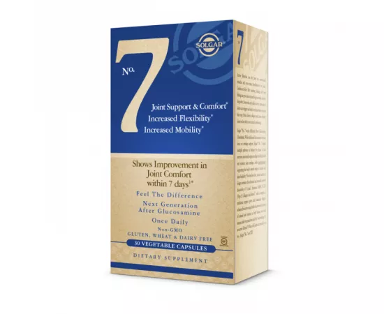 كبسولات رقم 7 لدعم وراحة المفاصل النباتية من سولجار 30s
