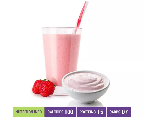 مظروف شيك وبودينج الفراولة لإنقاص الوزن من كيوفي 7  x 27 جرام