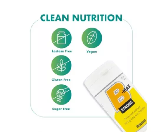 Vitabalans B-Max Strong Vitamin B Complex Tablets 100's