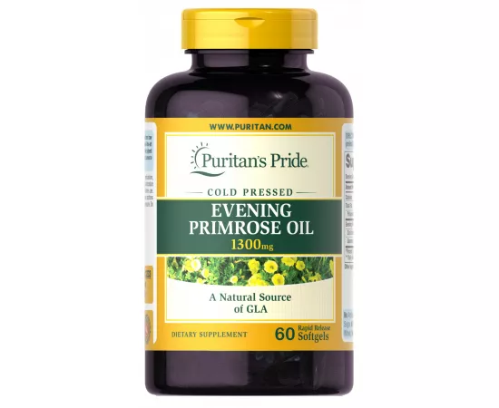 Puritan's Pride Evening Primrose Oil 1300 mg with GLA Softgels 60's