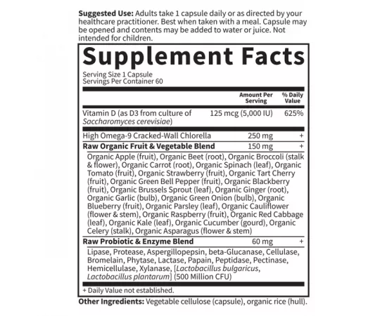 فيتامين كود د3 خام من جول 5000 Iu 60's