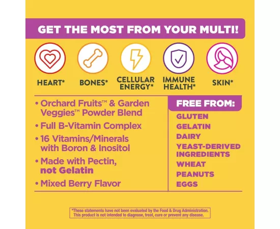  جاميز الفيتامينات المتعددة للنساء من ناتشرز واي ألايف 60