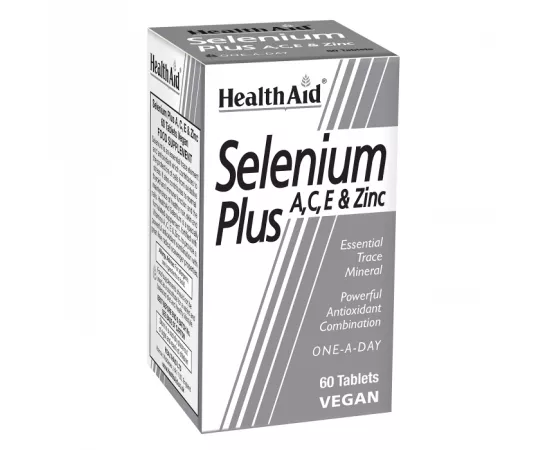 HealthAid Selenium Plus (A, C, E & Zinc) Tablets 60's