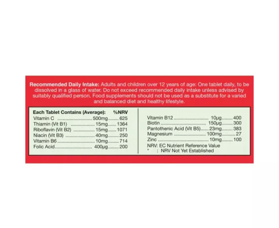 HealthAid B-Vital Efferverscent Tablets 20's Tablets