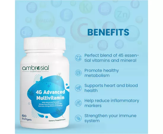 Ambrosial 4G Advanced Multivitamin 60's (BOGO)