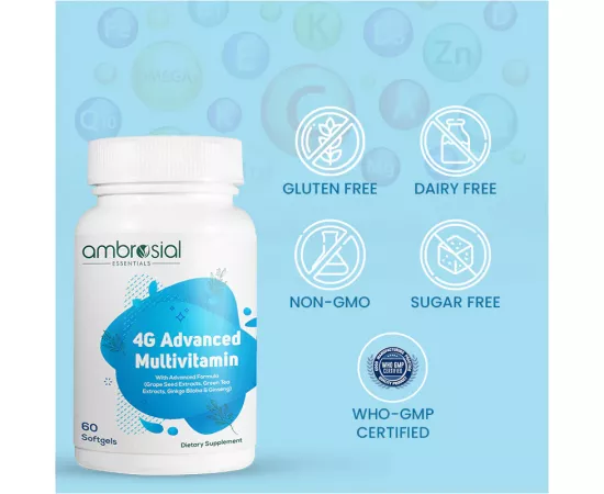 Ambrosial 4G Advanced Multivitamin 60's (BOGO)